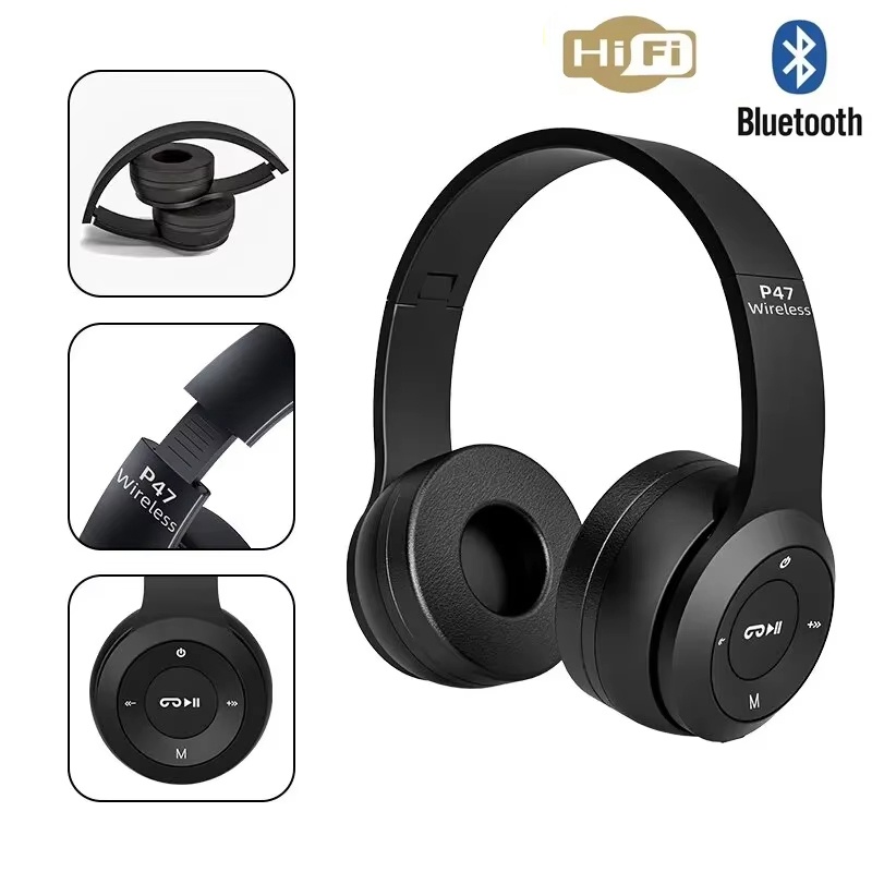 Gaming Accessories Iphone - Écouteurs stéréo hi-fi Bluetooth, série pliante,