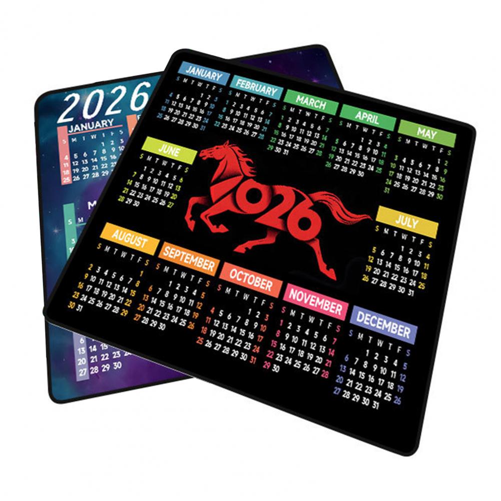 Gaming Office Accessories - Tapis de souris étanche avec calendrier