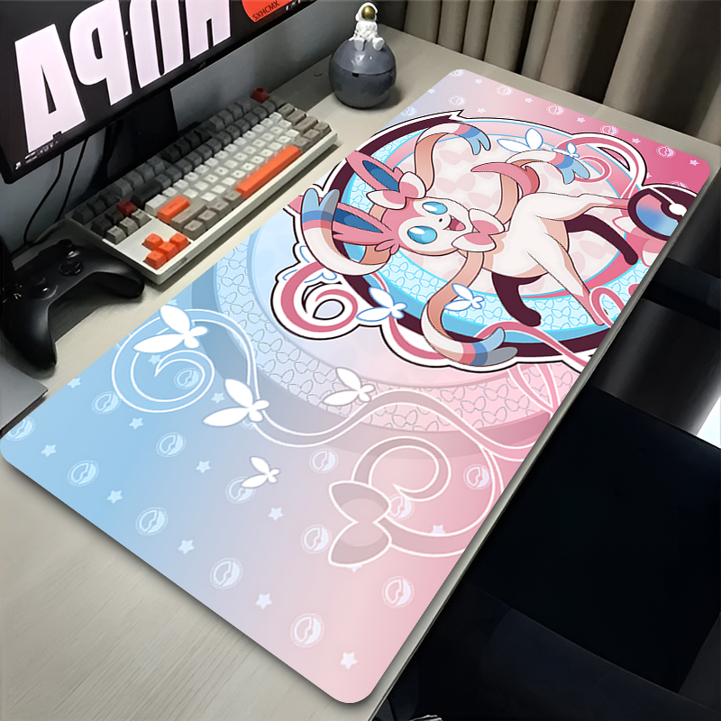 Gaming Office Accessories - Grand tapis de souris rose mignon