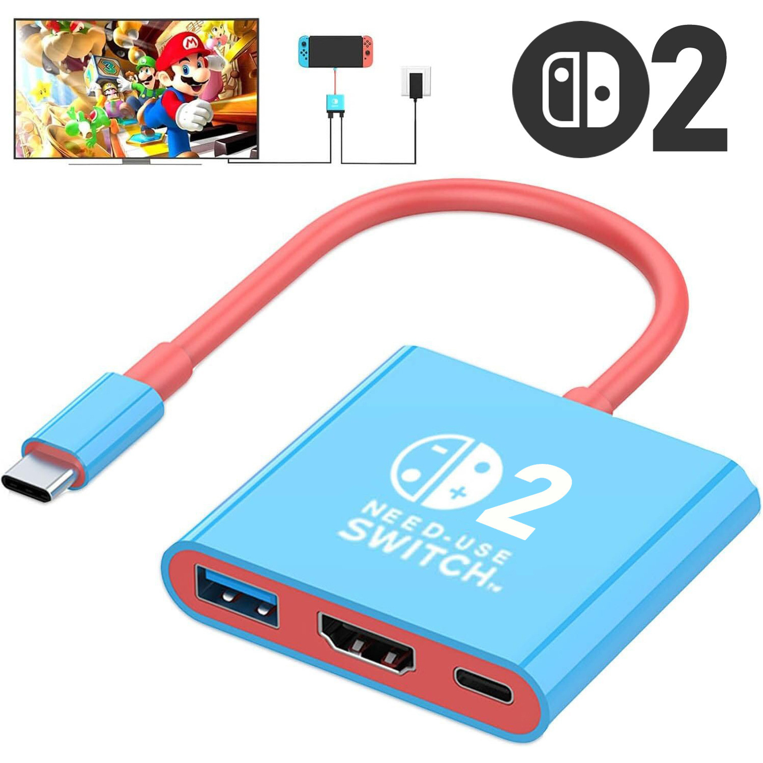 Pour Switch2 Type C Station d' - Gaming Kit Accessories Nintendo Switch avis et prix