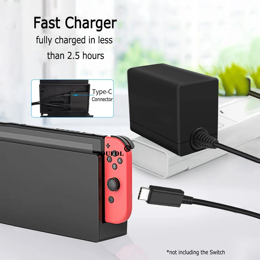 Chargeur adaptateur secteur po - Gaming Accessories Nintendo Switch avis et prix