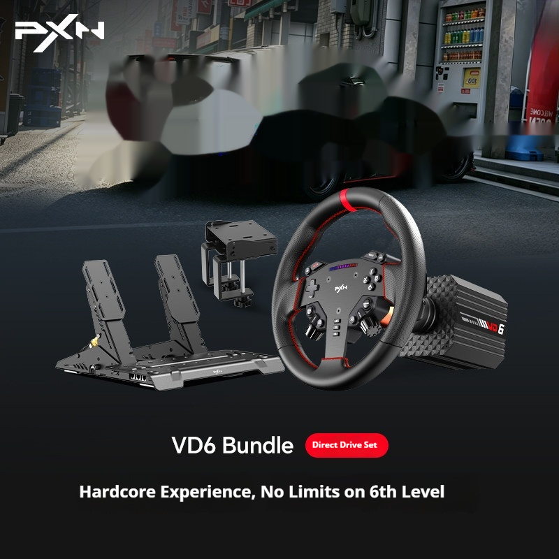 Volant de jeu PXN VD6 à entraî - Gaming Accessories Driving avis et prix